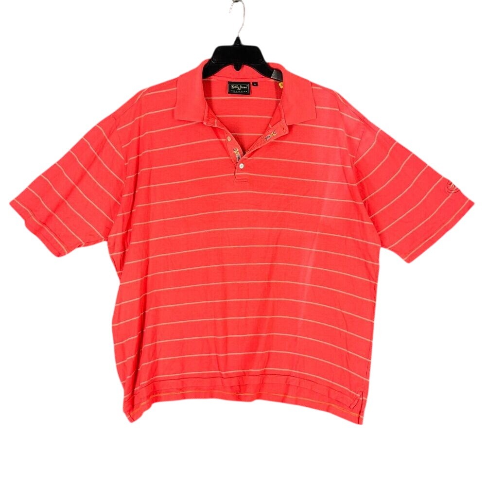 Bobby Jones Collection Mens XL Polo Shirt Made Italy Classic Luxury‎ Casualwear